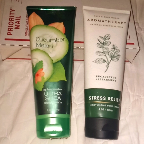 Bundle of Bath & Body Works Cucumber and Eucalyptus Lotions - Picture 1 of 4